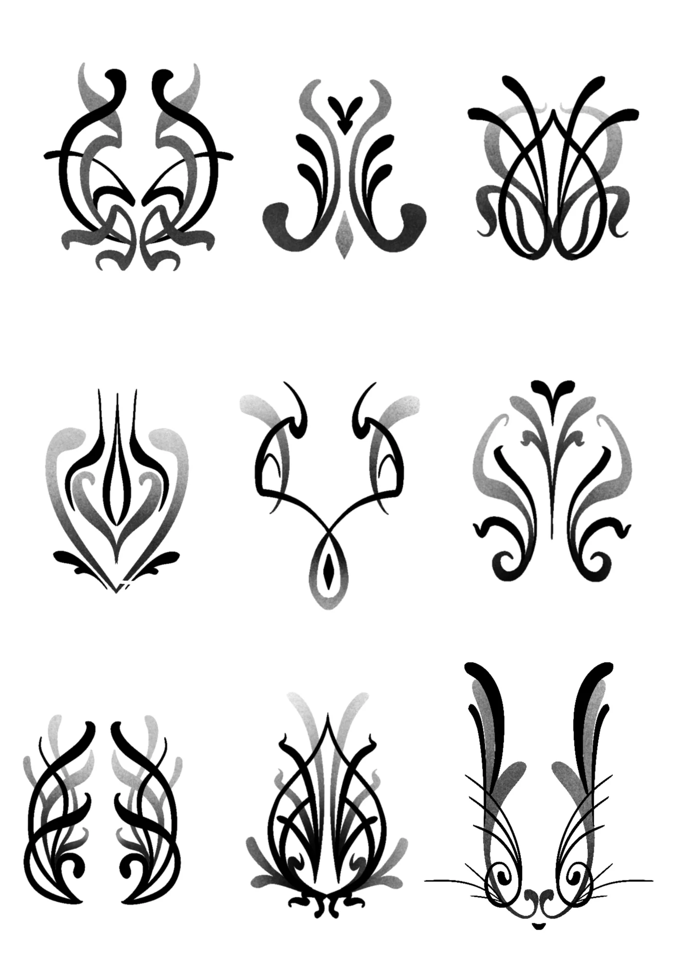 flash art nouveau